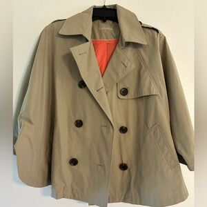 Calvin Klein cropped trench jacket